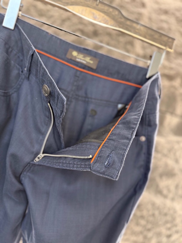 loro Piana 诺悠翩雅loro Piana ss 春夏新品\n男士亚麻材质五袋休闲裤长裤\n颜色