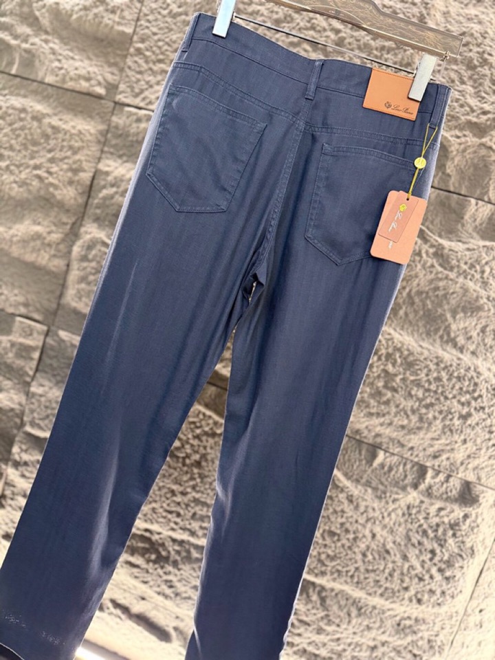 loro Piana 诺悠翩雅loro Piana ss 春夏新品\n男士亚麻材质五袋休闲裤长裤\n颜色