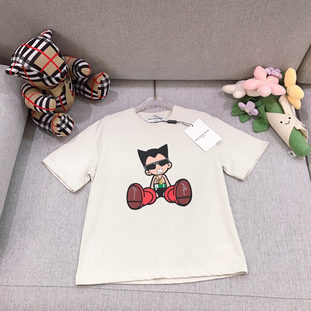 La alta costura sólo se puede intercambiar. Talla: 110-160 Balenciag* Versión retro holgada de manga corta de Astro Boy…