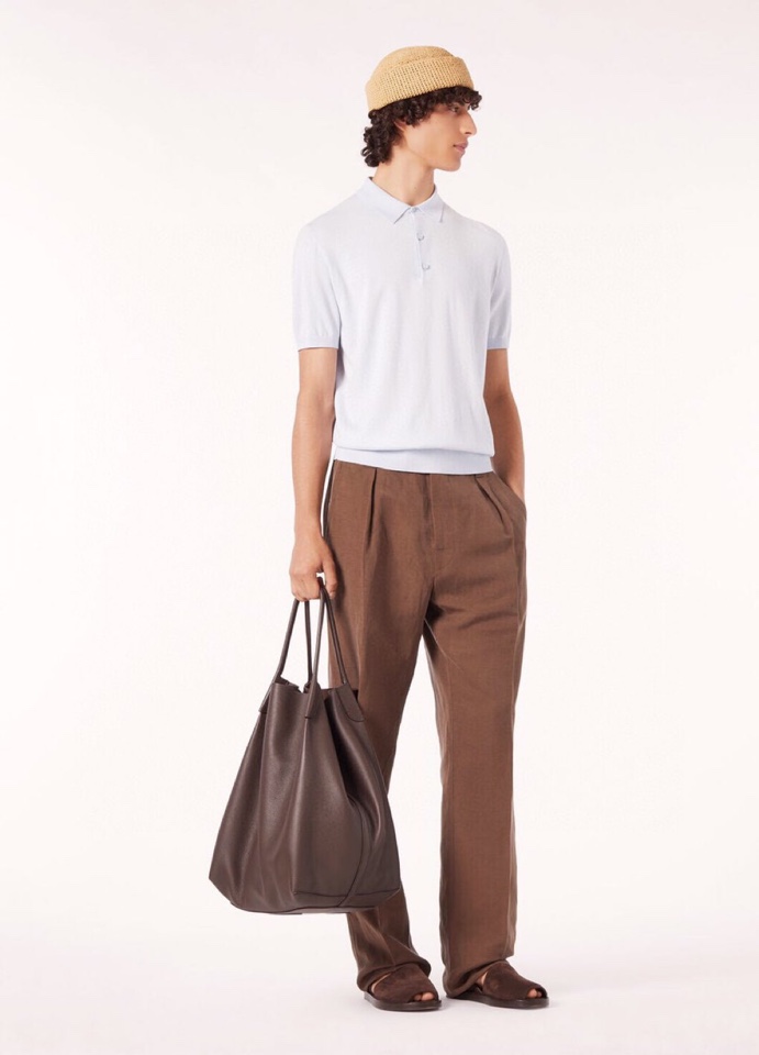 loro Piana 诺悠翩雅 loro Piana ss 春夏新品\n男士(天丝+桑蚕丝)混纺材质春夏