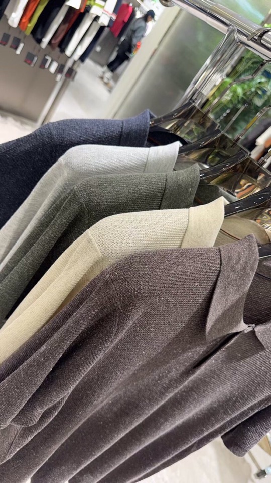 Loro Piana 诺悠翩雅L爆款到货 五个色春夏新品 男士亚麻针织POLO短袖衫翻领T恤\n码数：M