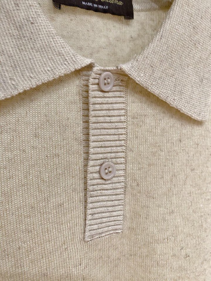 Loro Piana 诺悠翩雅L春夏新品 男士亚麻针织POLO衫短袖翻领T恤\n颜色：三色\n码数：M-