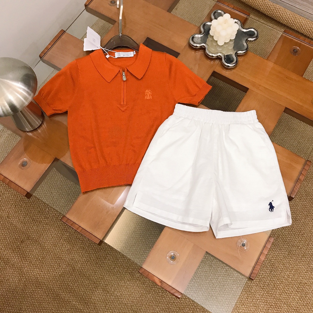 Alta costura solo cambio de talla Tallas: 100-150 BC & POLO Conjunto estilo old money Serie limitada Jersey de punto de…