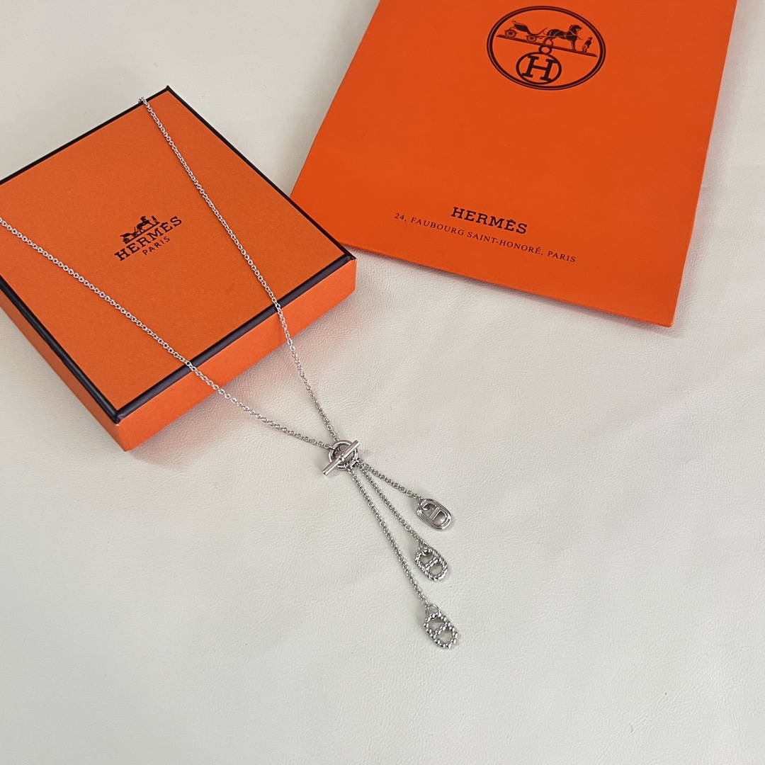 Hermès HERMÈS 爱马仕 猪鼻子 项链 做工 璀璨奢华 高级感立现 很 不失 感