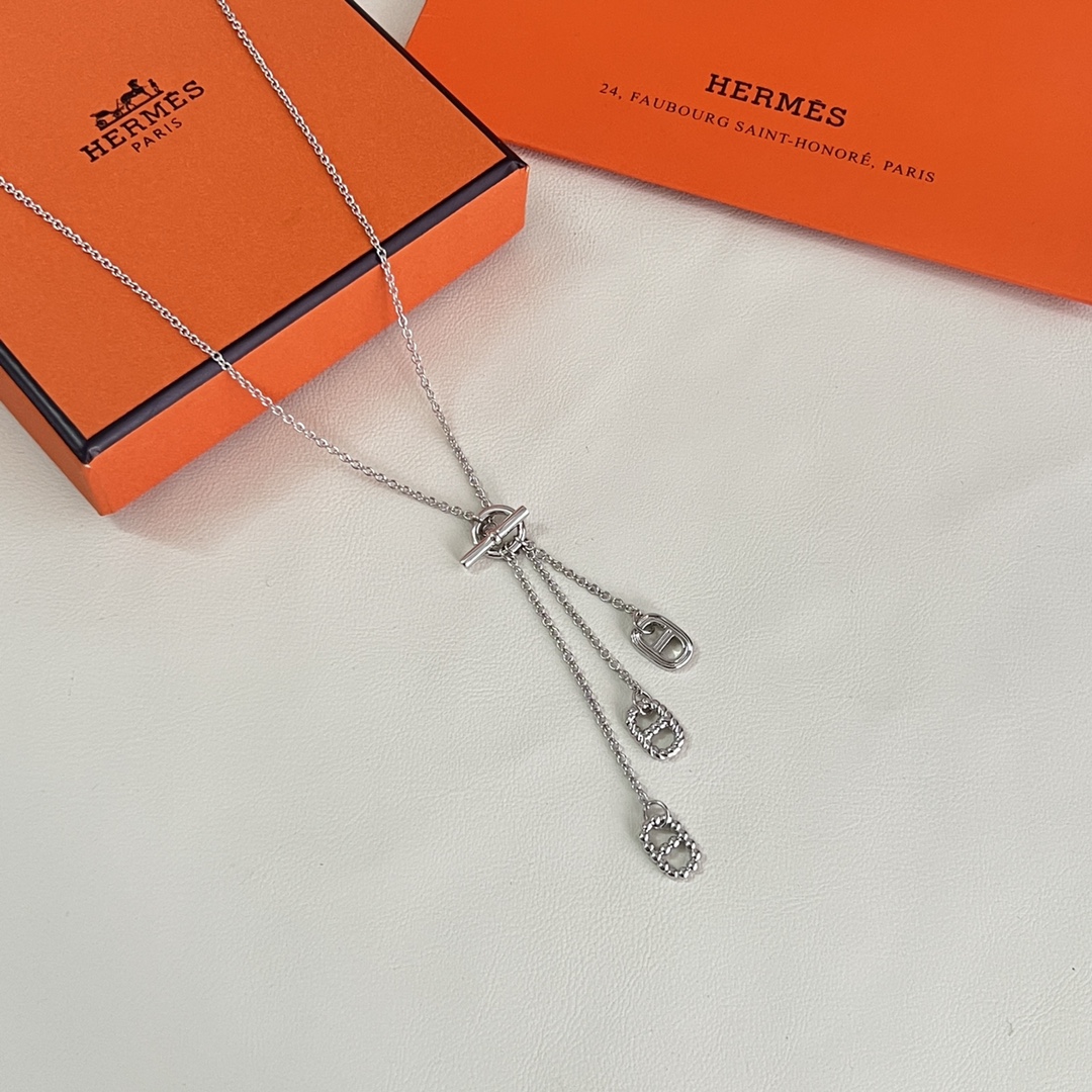 Hermès HERMÈS 爱马仕 猪鼻子 项链 做工 璀璨奢华 高级感立现 很 不失 感