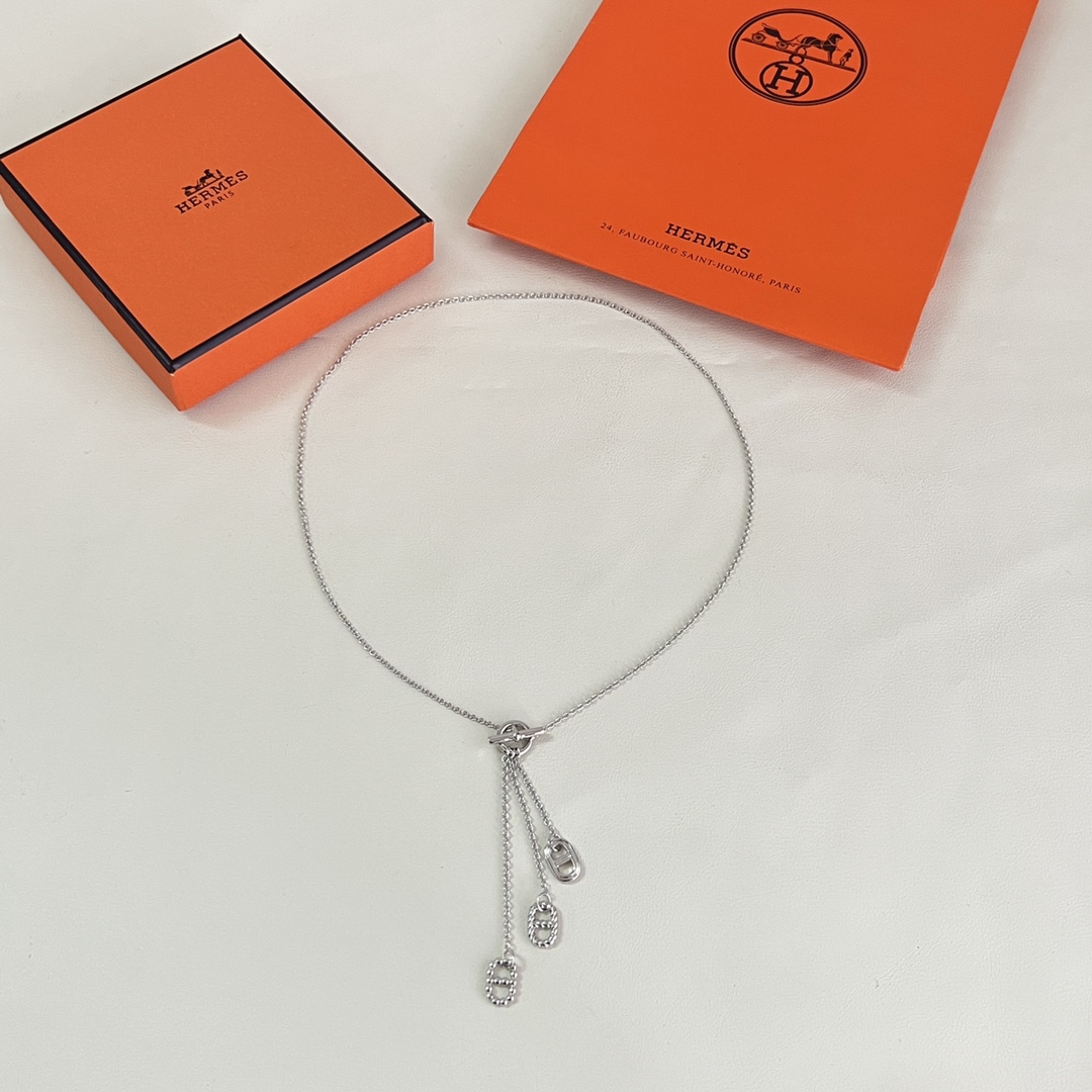 Hermès HERMÈS 爱马仕 猪鼻子 项链 做工 璀璨奢华 高级感立现 很 不失 感