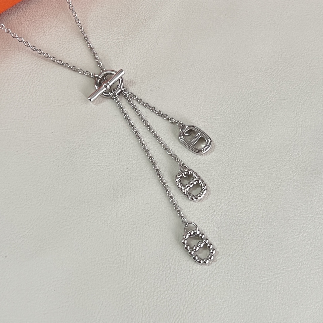 Hermès HERMÈS 爱马仕 猪鼻子 项链 做工 璀璨奢华 高级感立现 很 不失 感