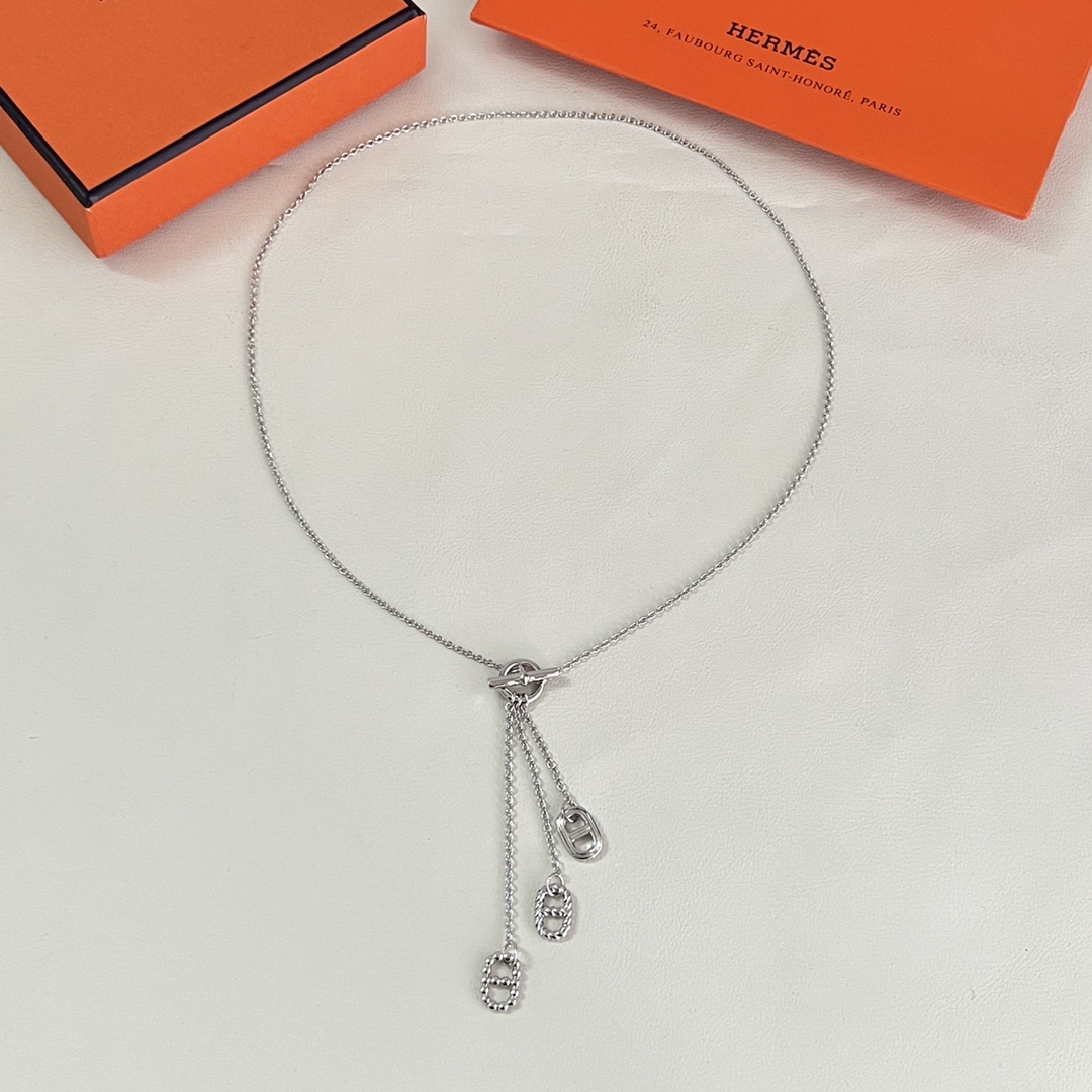Hermès HERMÈS 爱马仕 猪鼻子 项链 做工 璀璨奢华 高级感立现 很 不失 感