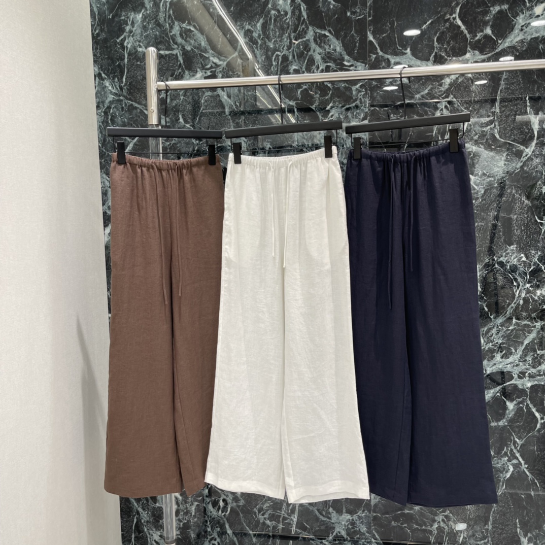 NO:780780,The highest version on the market, the girl inspects the goods, trims the three marks on the threads, and delivers the goods. You can post pictures and take videos. If you want quality and service, please add me on WeChat. We will not accept urgent orders. 26 spring and summer new linen wide-leg pants. High-waisted elastic design. Slimming and modified waist-hip ratio. Straight-leg floor-length pants. Perfect drape. Walking with a sense of elegance.  Wear it casually with a vest or shirt and it will look very casual~ Linen material is moisture-absorbent and breathable, and it is not stuffy in hot weather. It is a must-have item in the summer wardrobe! Three colors of SML, women's clothing, shirts,19860909市面最高版本小妹验货、修剪线头上三标、发货可发图及拍视频,要品质要服务的加我微信,不接急单. 26春夏新款 亚麻阔腿裤 高腰松紧设计 显瘦又修饰腰臀比例 直筒及地裤型 垂感满分 走路自带飘逸感 随便搭个背心或衬衫就很慵懒随性~亚麻材质吸湿透气,炎热天气也不闷,是夏季衣橱必备单品!三个色SML,女装,shirts,,Women's clothing