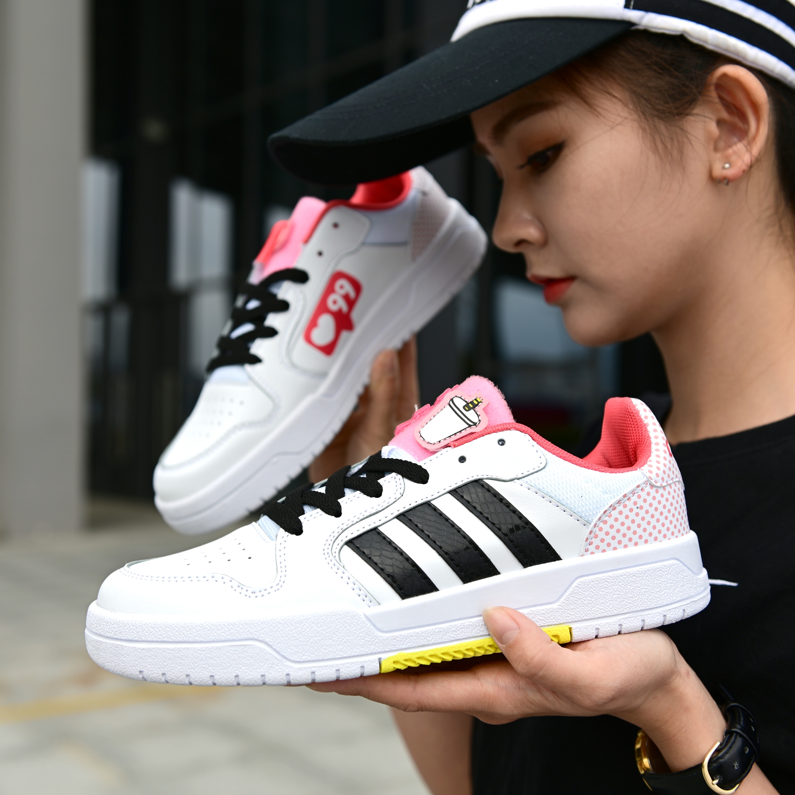 120 阿迪达斯 Adidas ENTRAP NEO 2020春季鼠年纪念款情侣休闲鞋板鞋