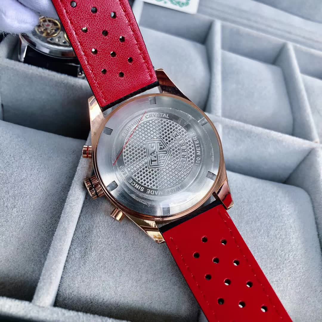 Luxury Men’s Wristwatch: White Gold, Steel Bands, Premium Materials, Durable, Stylish, 43mm. - 图片 8