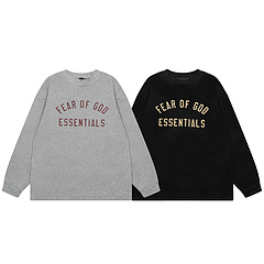 YEAH. CY 836#ESSENTIALS FEAR OF GOD BLACK GREY S-XL - 图片 1