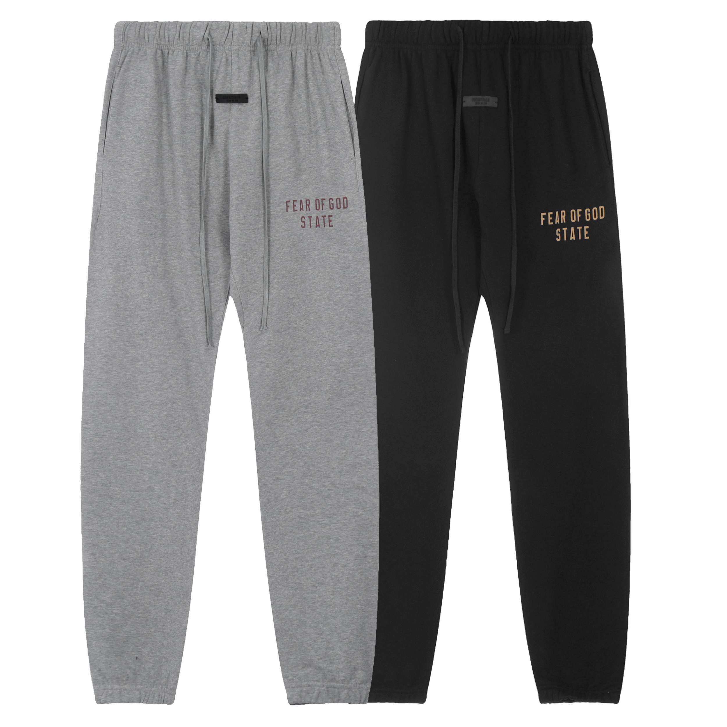 YEAH. CY 532#ESSENTIALS FEAR OF GOD BLACK GREY S-XL