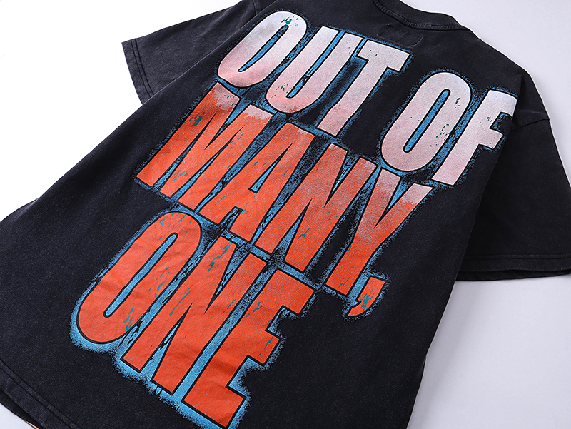 “Godspeed Rock Street Retro Cotton Short Sleeves in Water Washing Black” - 图片 6