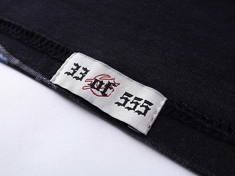 Retro Cotton Short Sleeves: Godspeed Rock Street’s X-3 1006# Laundry Black Collection - 图片 7
