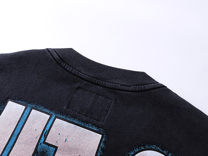 “Godspeed Rock Street Retro Cotton Short Sleeves in Water Washing Black” - 图片 9