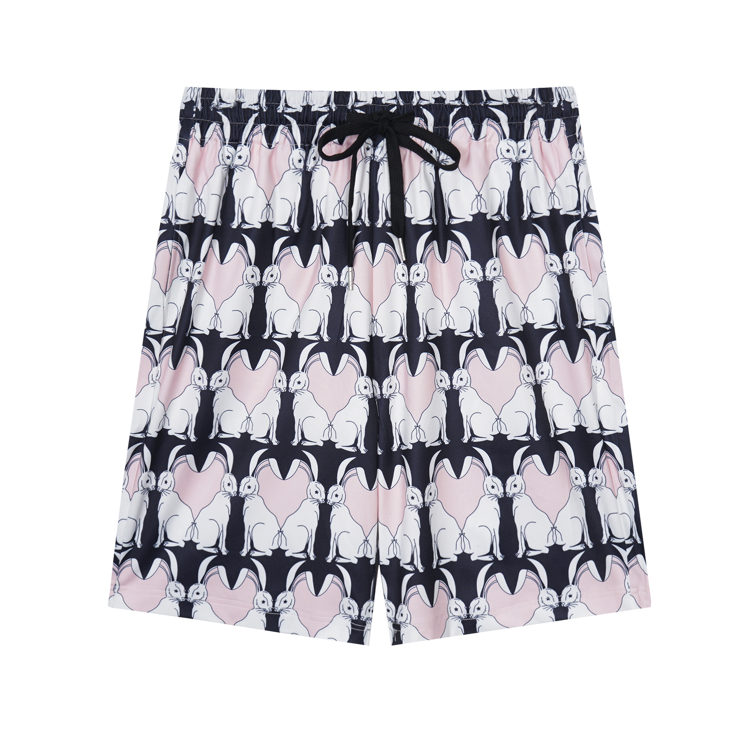 1308#Pantalones cortos de Burberry Año del Conejo nuevos con estampado de conejo y corazón, tallas M-2XL. | YouPai Imag…