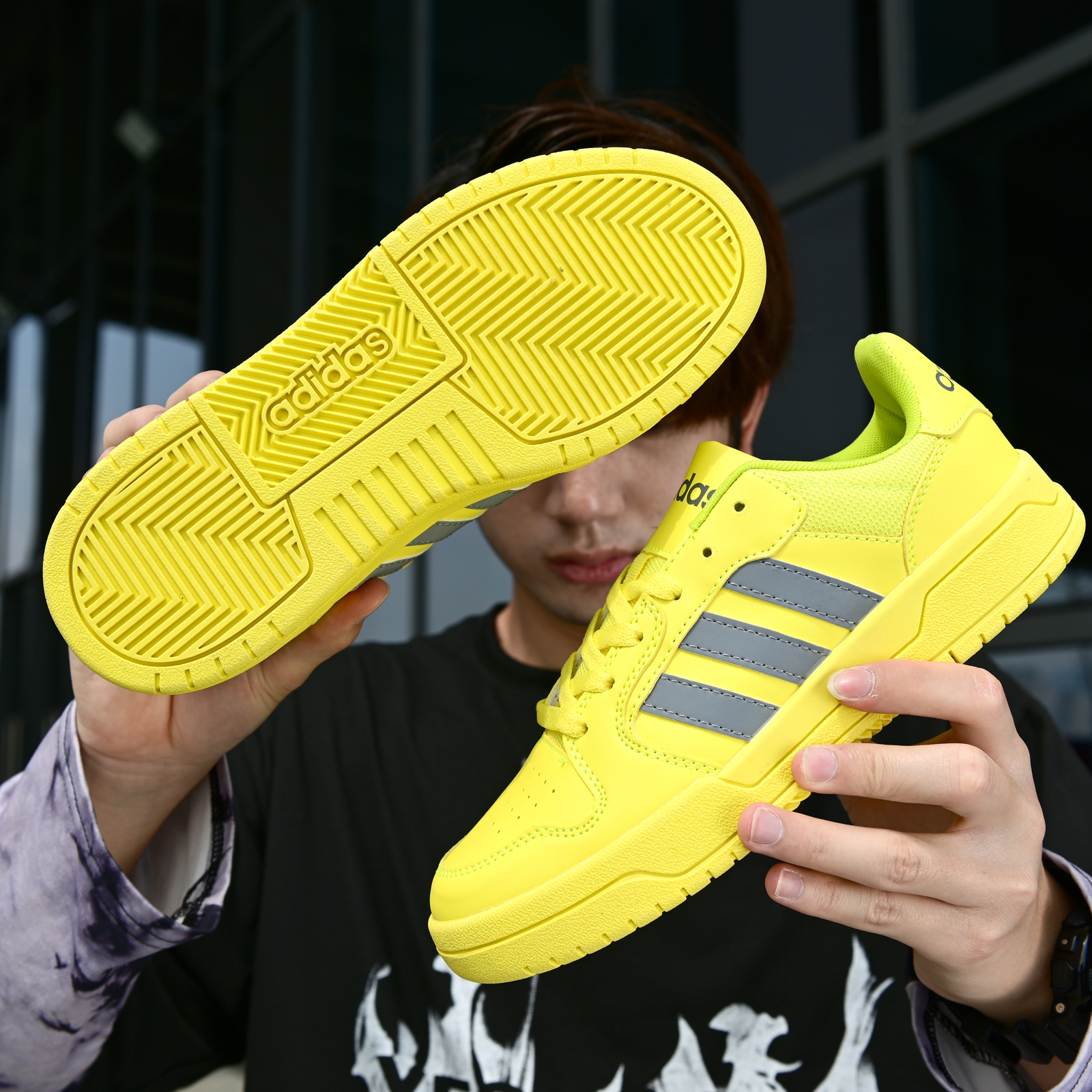 120 阿迪达斯 Adidas ENTRAP NEO 2020春季鼠年纪念款情侣休闲鞋板鞋