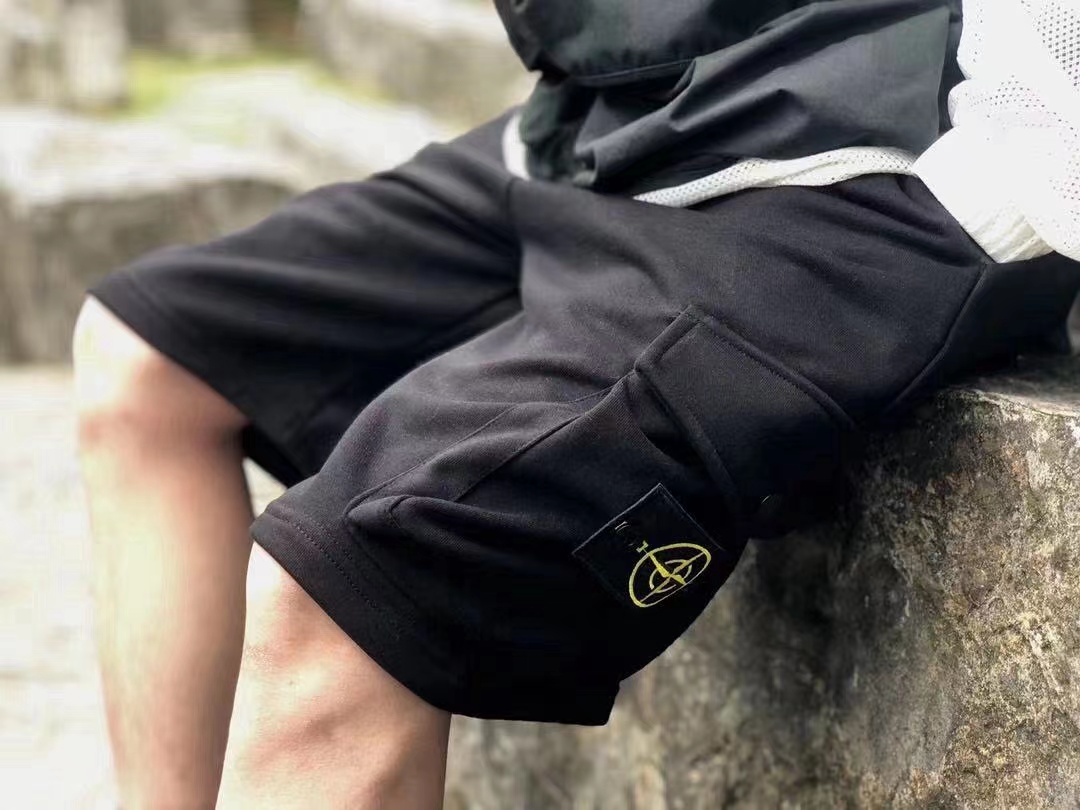 Section C-Z 417 Stone Rocks Pocket Retrieval Emboss Pants M-XXL - 图片 1