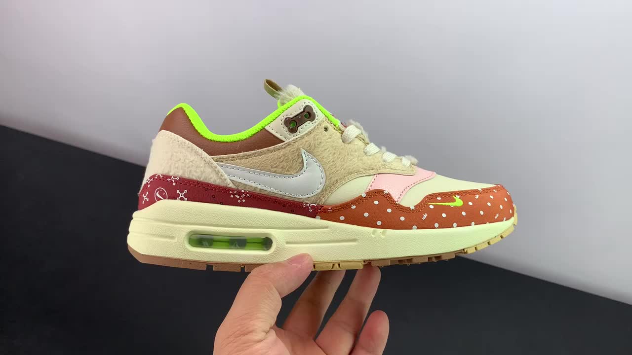[Air Force Series]video Nike Air Max 1 PRM "Best Friend" Pastoral Dog Theme Re