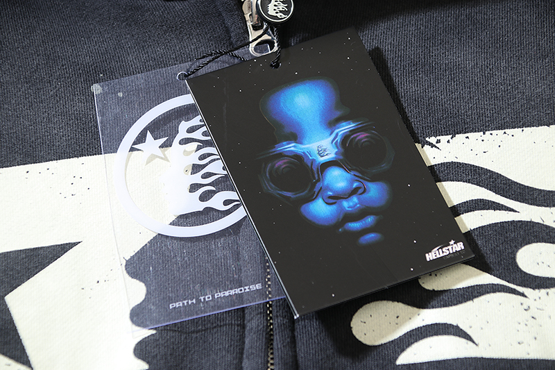 Hellstar’s Ink-Water Coat: X3 2035 Laundry Black Collection, 380g Pure Tampons. - 图片 6