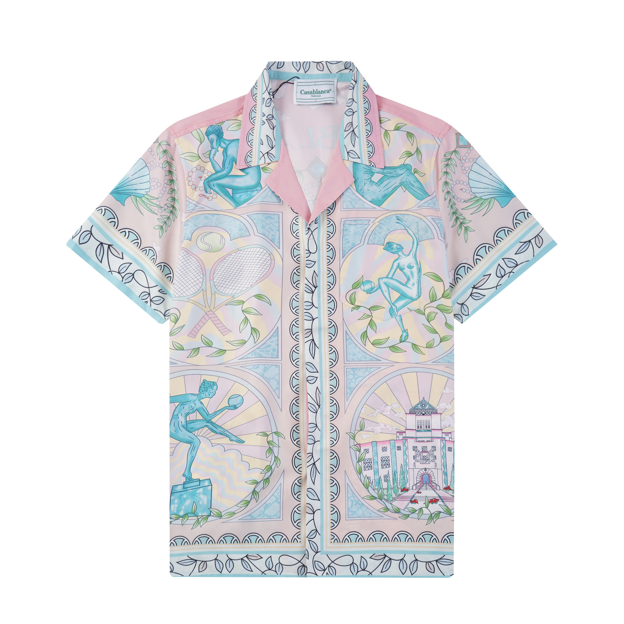MING 9758 | 2024s s Casablanca short sleeve shirt Size: M L XL XXL XL - 图片 2