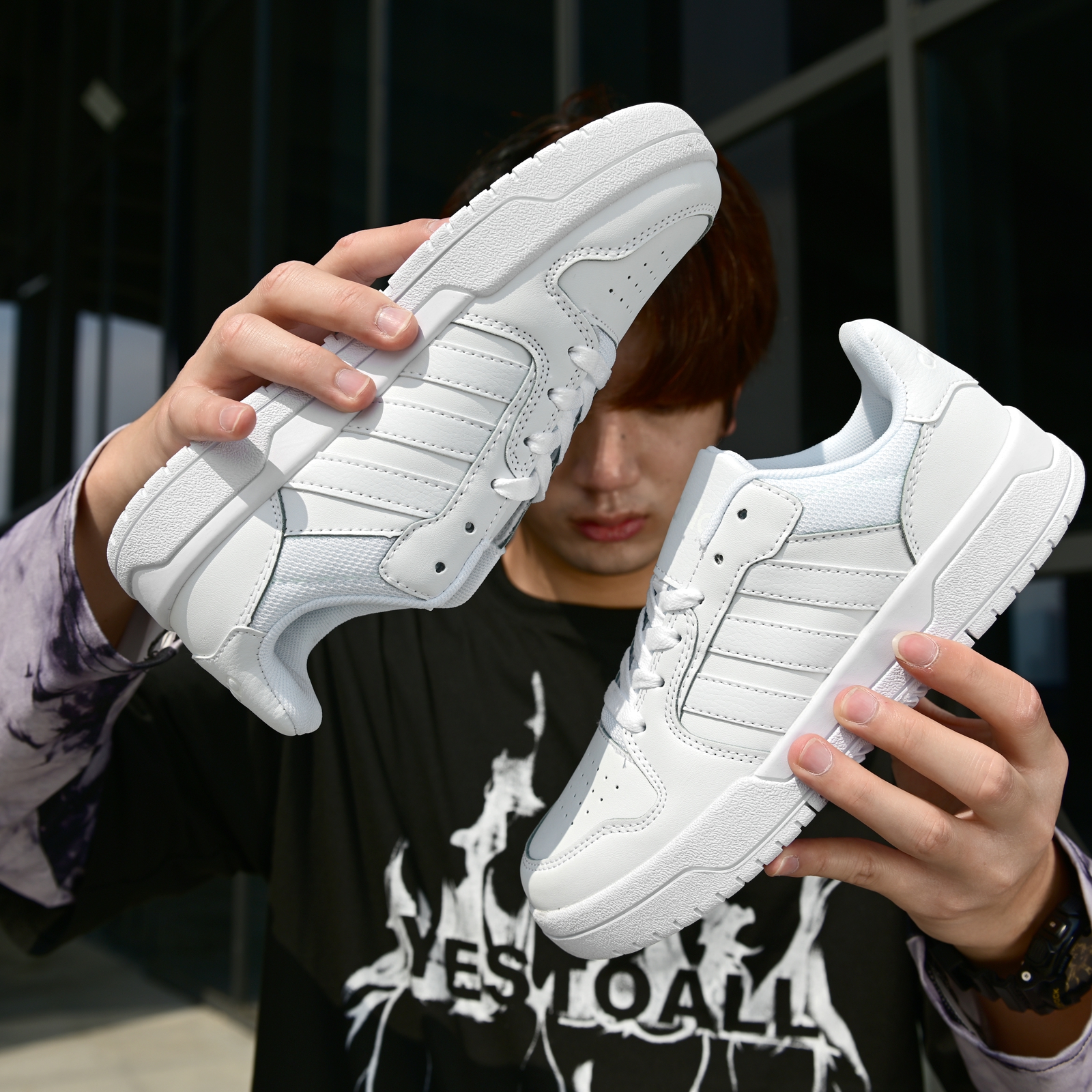 120 阿迪达斯 Adidas ENTRAP NEO 2020春季鼠年纪念款情侣休闲鞋板鞋