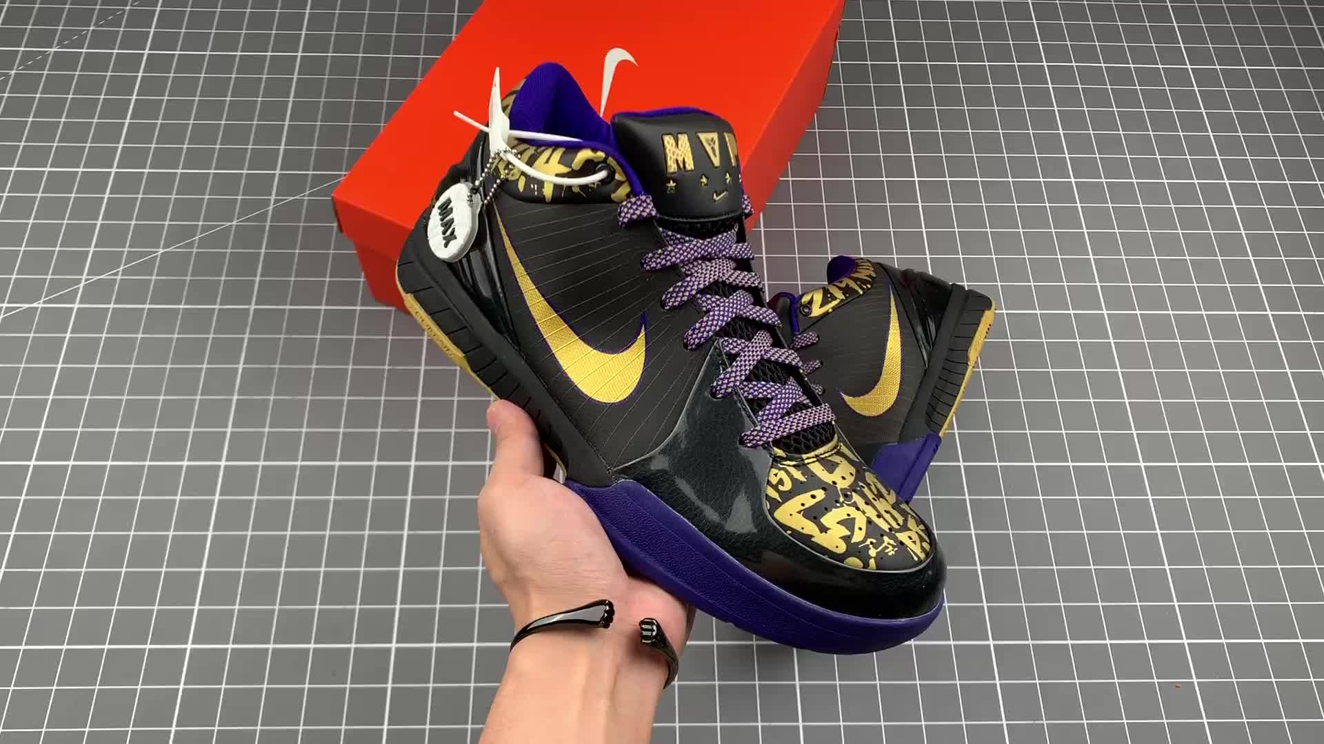 [Basketball Shoes for Real Games]Nike Zoom Kobe 4 Proto ZK4 Kobe Bryant Fourth
