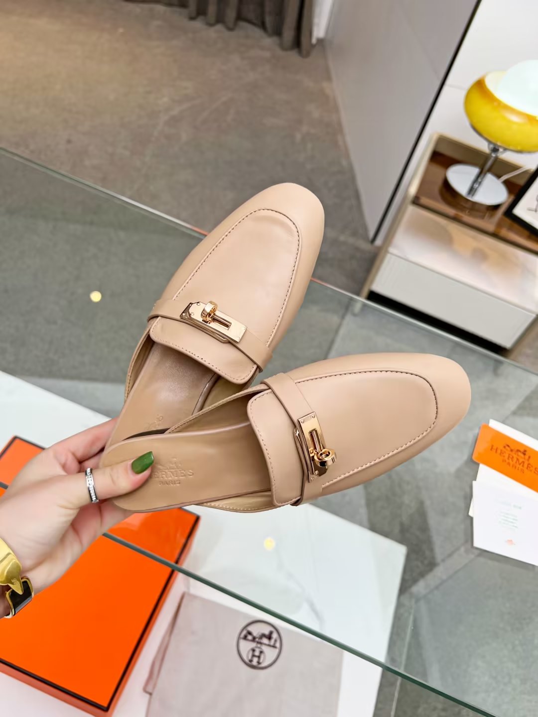 Suela de goma p200Suela de cuero más 40Hermes Hermes modelos clásicos genuino moldeado personalizado