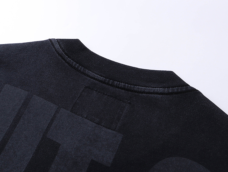 Retro Cotton Short Sleeves: Godspeed Rock Street’s X-3 1006# Laundry Black Collection - 图片 9