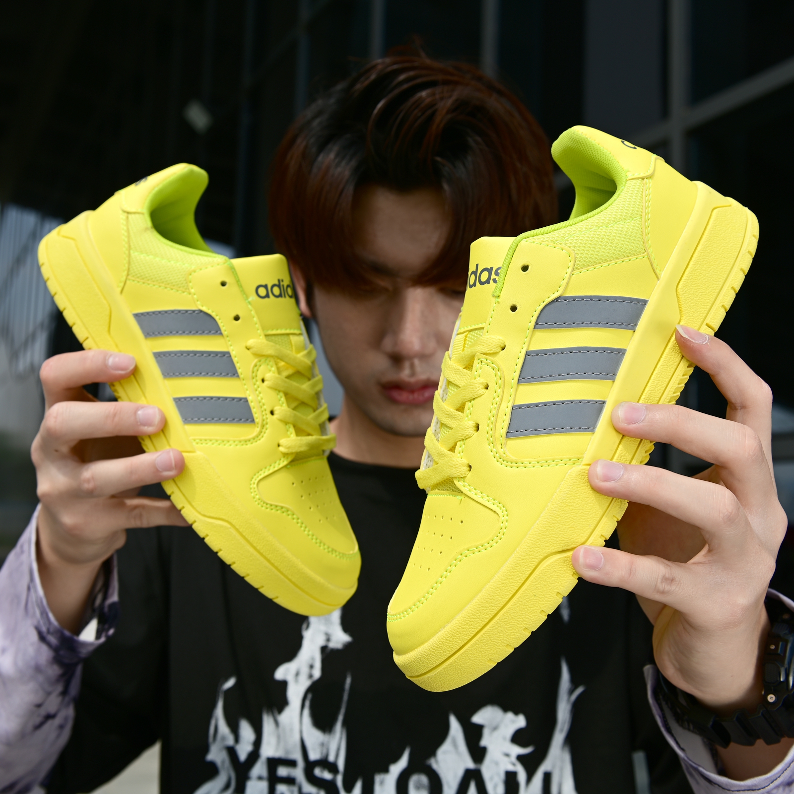120 阿迪达斯 Adidas ENTRAP NEO 2020春季鼠年纪念款情侣休闲鞋板鞋
