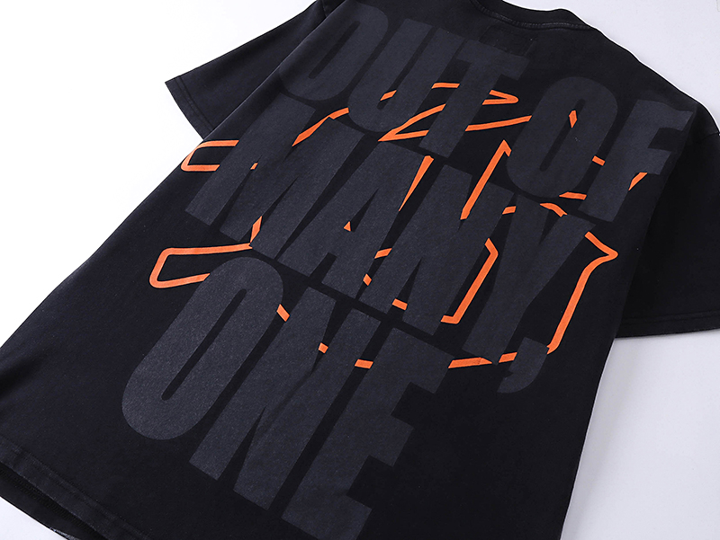 Retro Cotton Short Sleeves: Godspeed Rock Street’s X-3 1006# Laundry Black Collection - 图片 6