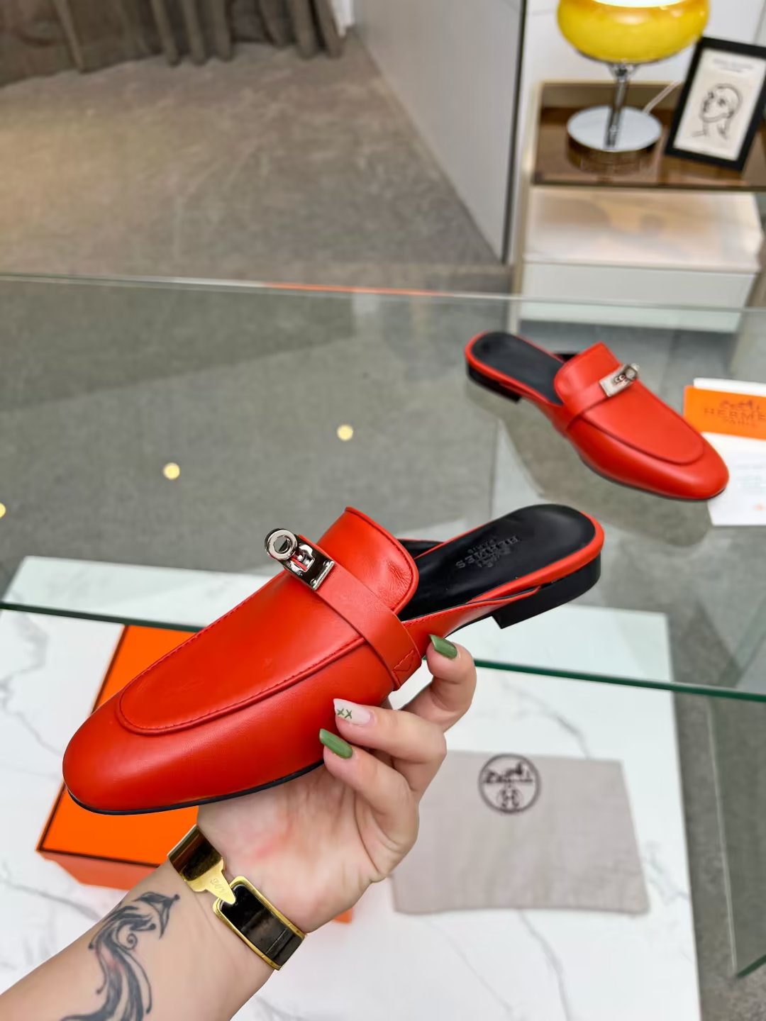 Suela de goma p200Suela de cuero más 40Hermes Hermes modelos clásicos genuino moldeado personalizado