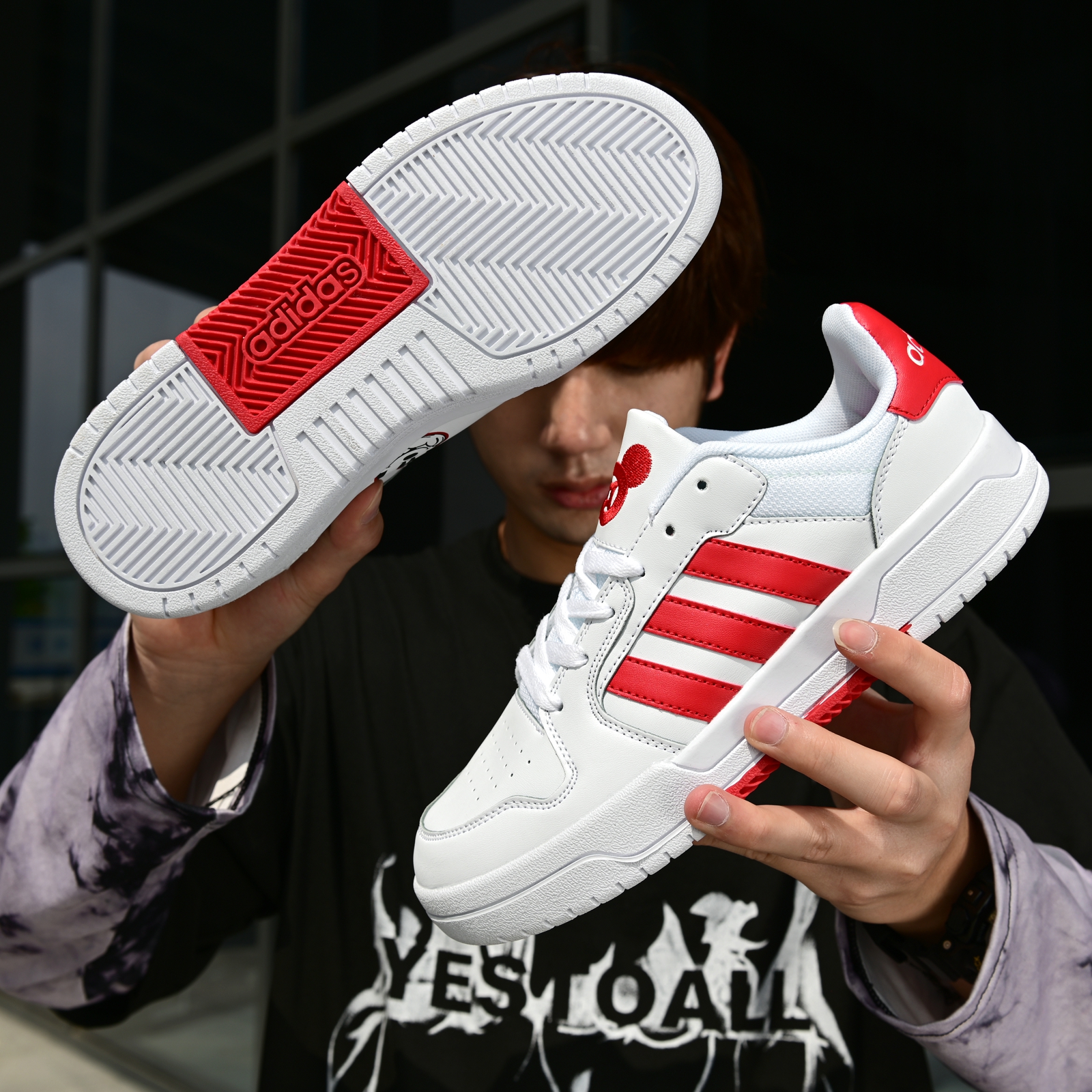 120 阿迪达斯 Adidas ENTRAP NEO 2020春季鼠年纪念款情侣休闲鞋板鞋