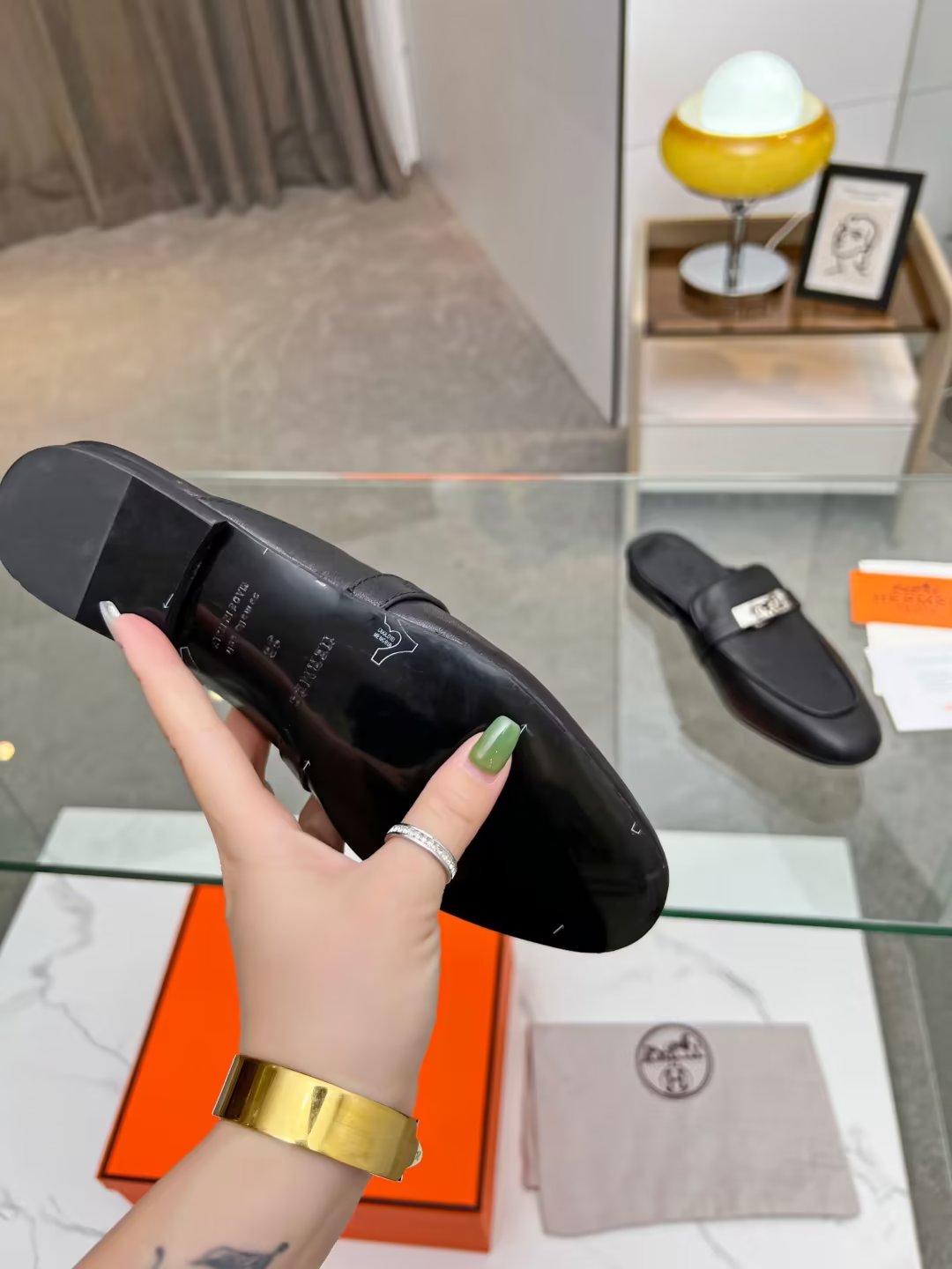 Suela de goma p200Suela de cuero más 40Hermes Hermes modelos clásicos genuino moldeado personalizado