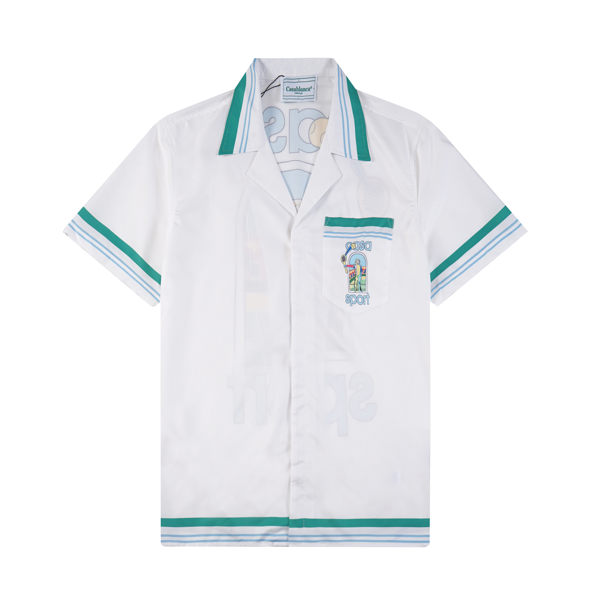 MING 9752 shirts MING 760 shorts 2024ss Casablanca shirt suit Size: M L XL XXL XL - 图片 2