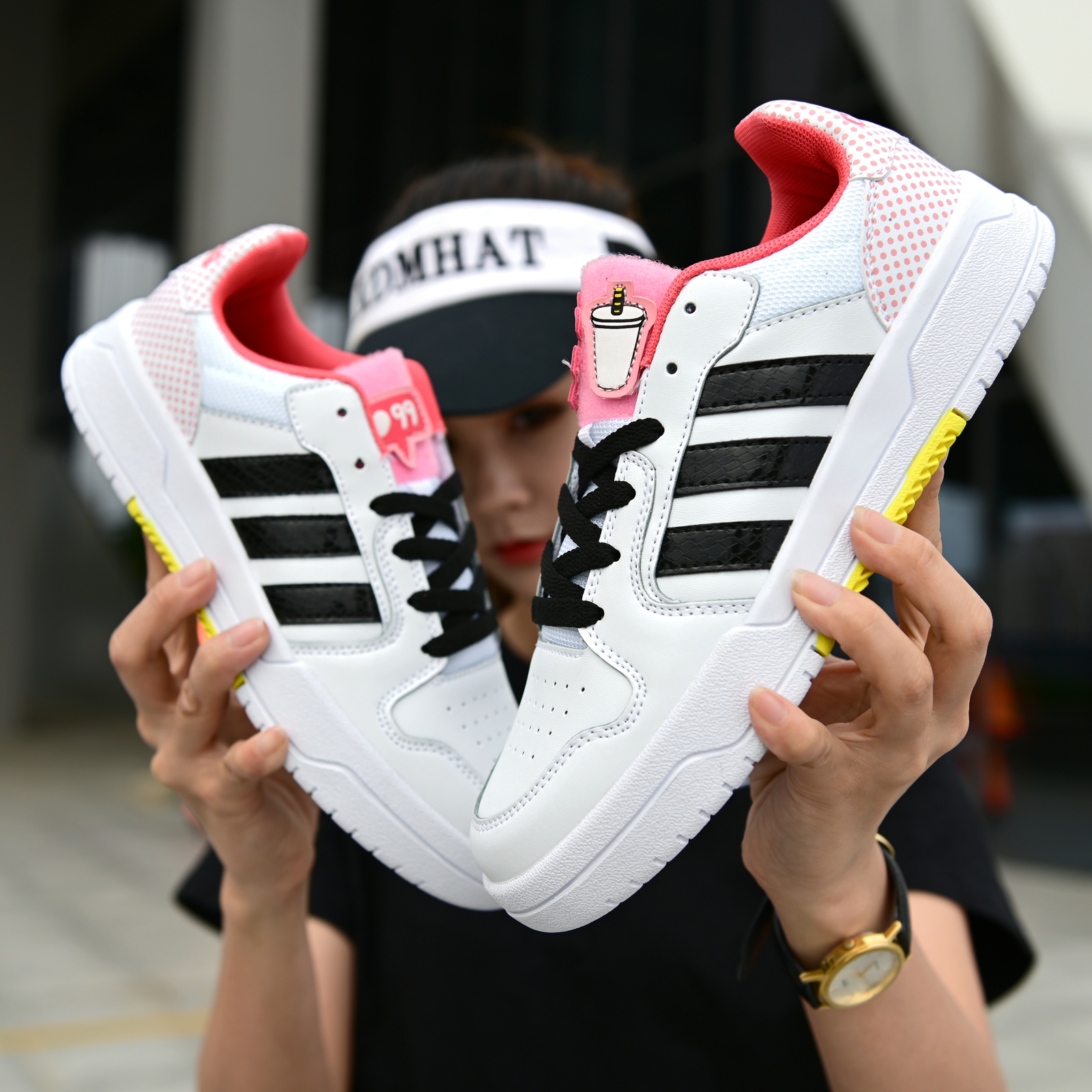 120 阿迪达斯 Adidas ENTRAP NEO 2020春季鼠年纪念款情侣休闲鞋板鞋