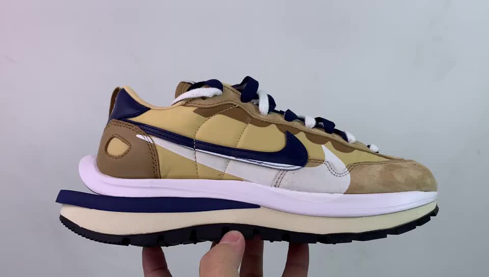 [Air Force Series]Sacai x VaporWaffle 3.0 Sesame Khaki GreyVideo appreciati