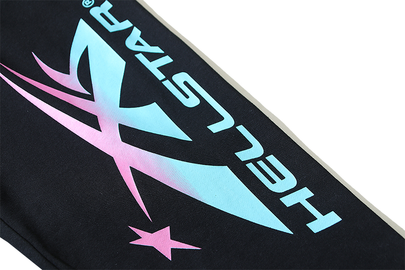 “X3 771# Hellstar Fabric: 380g Pure Black Tampons in S M L XL Codes” - 图片 7