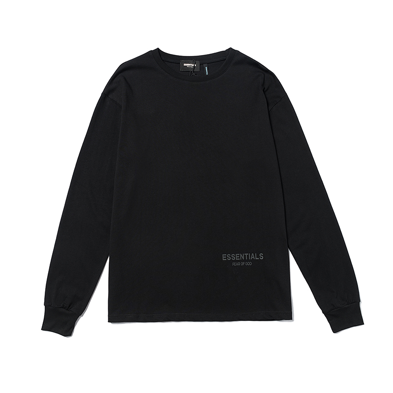 Fear of God Essentials Rewinding Lines T-Shirt in Black, White, and Grey (S-XL) - 图片 7