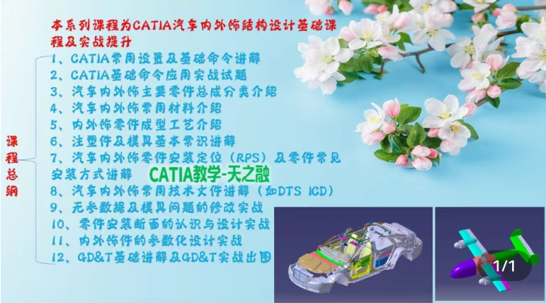 《Z7813-天之融CATIA汽车内外饰结构设计基础教程及实战提升》