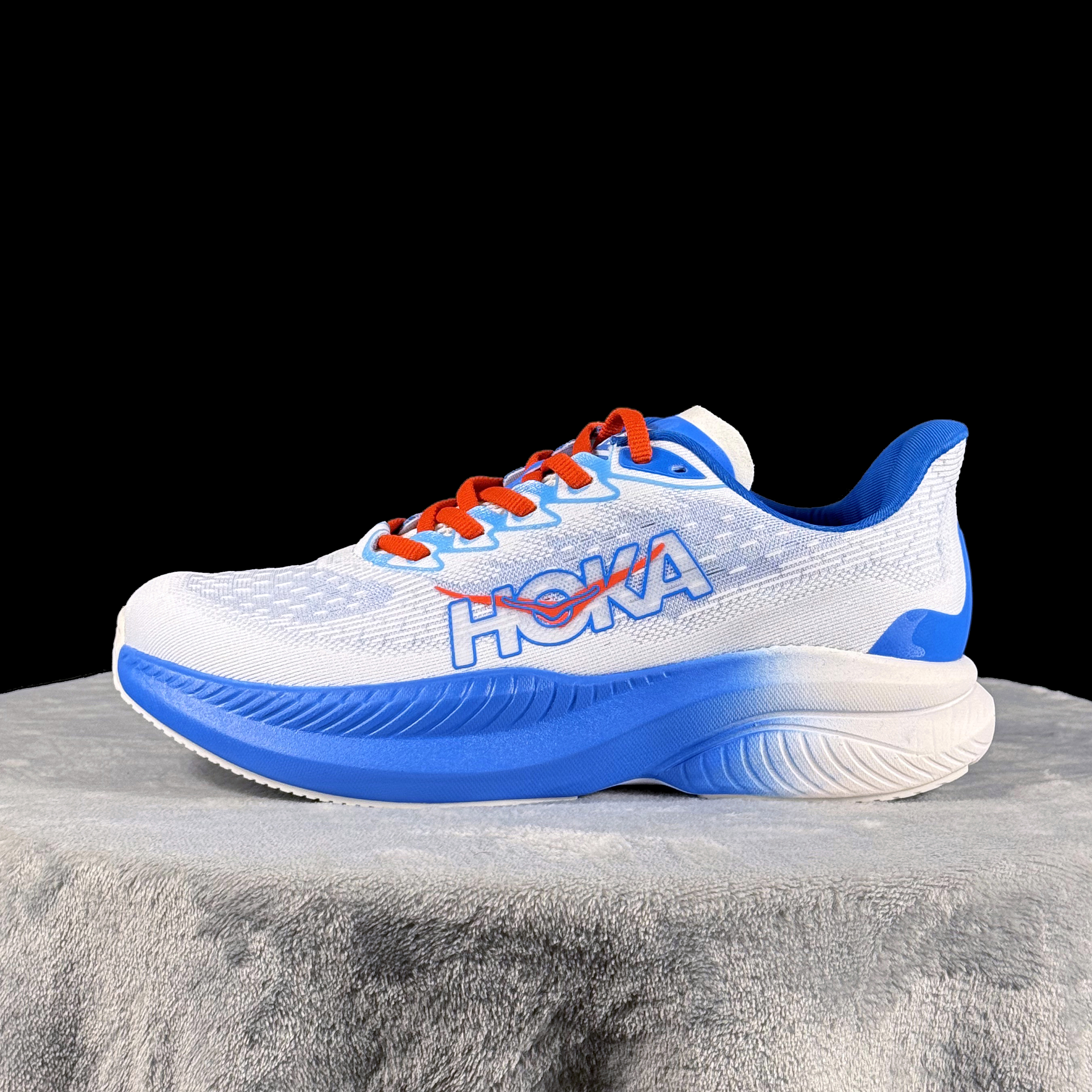 HOKA ONE ONE MACH 6 舒适百搭防滑耐磨 低帮跑步鞋 男款 蓝色 1147790-ECC 36-45带半码