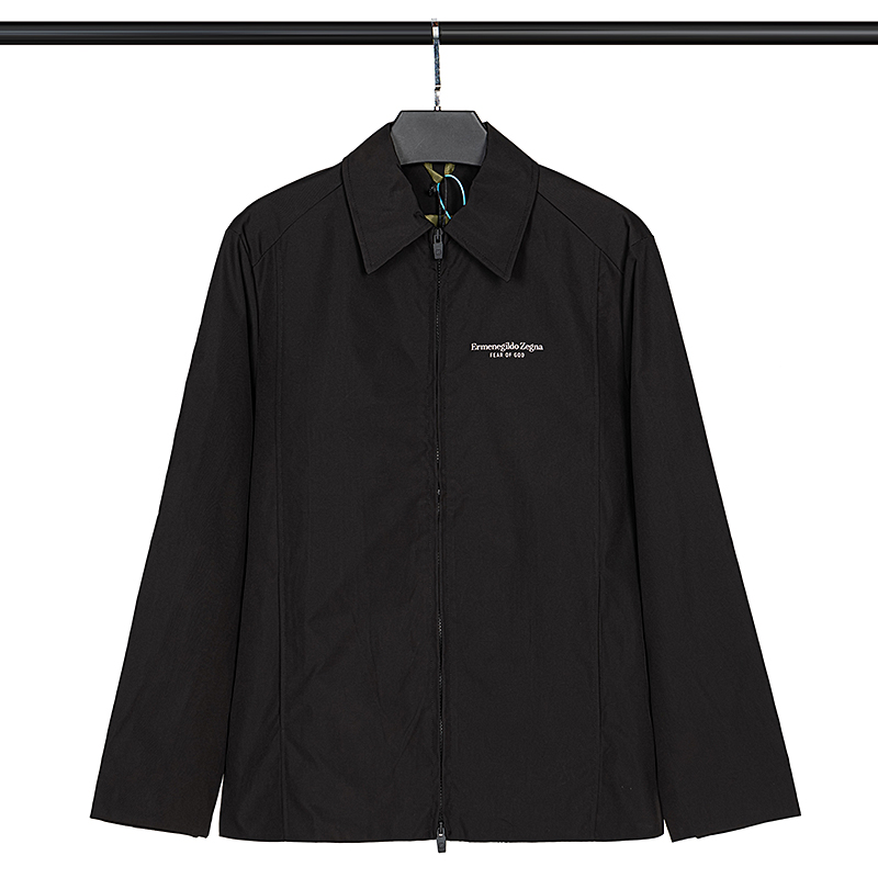 CY 777#FEAR OF GOD FOG COACH JACKET BLACK S-XL - 图片 2