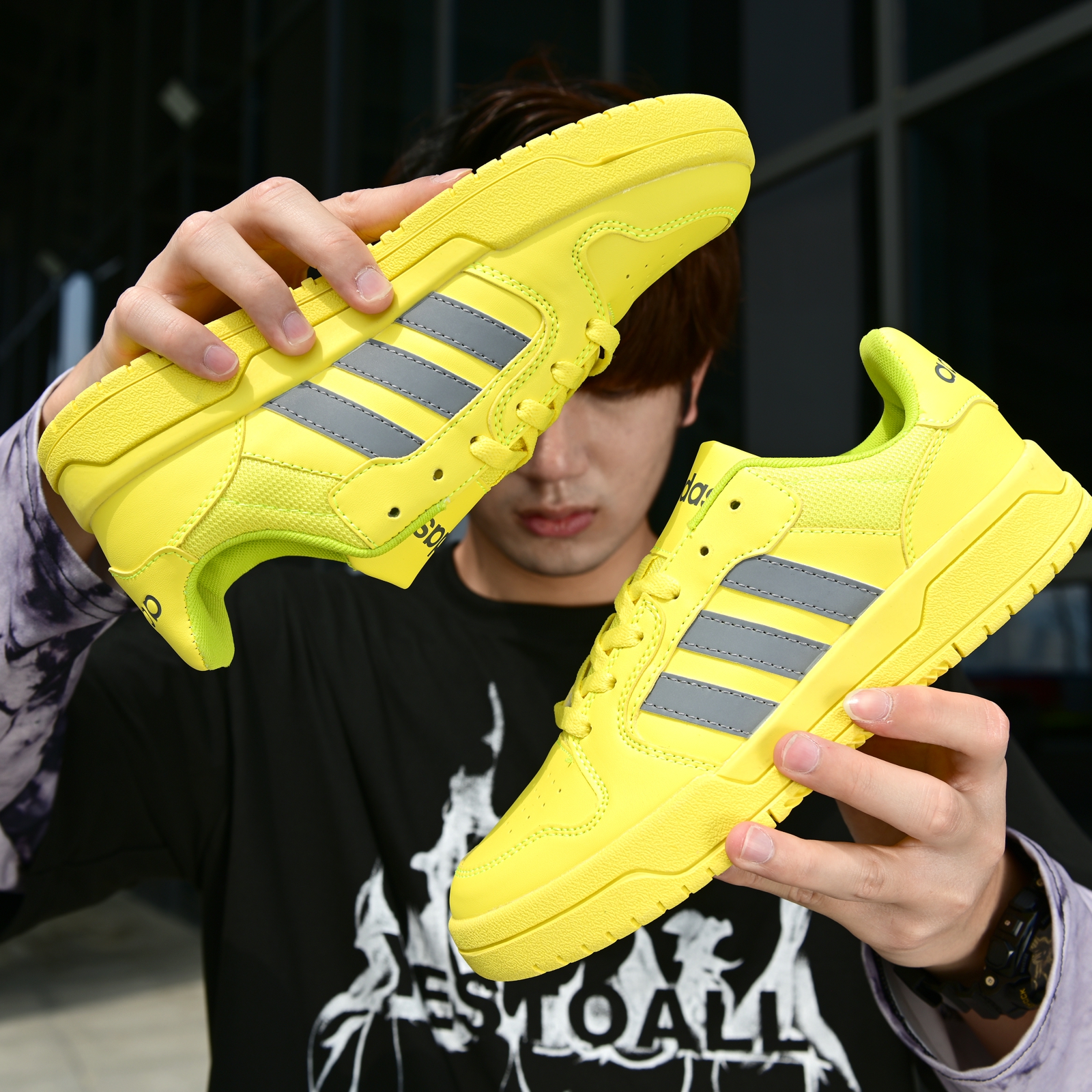 120 阿迪达斯 Adidas ENTRAP NEO 2020春季鼠年纪念款情侣休闲鞋板鞋