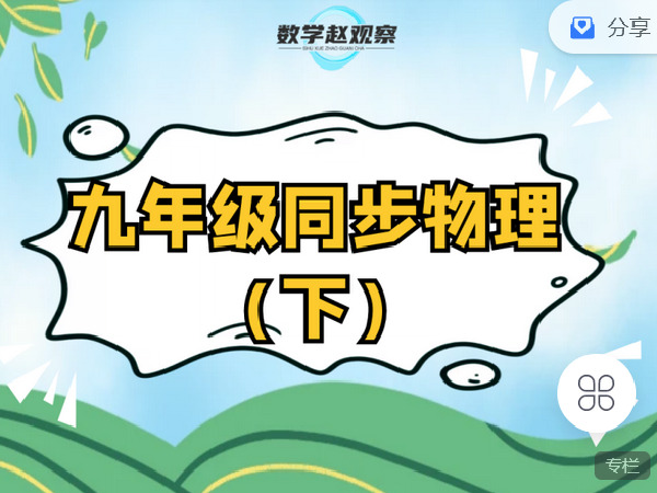 《C0644-数学赵观察-九年级同步物理（下）-人教版》