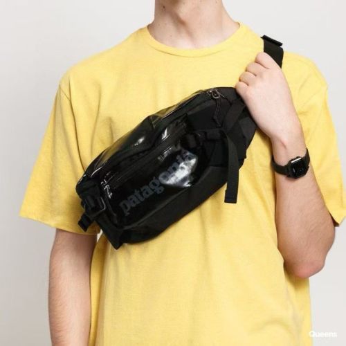 Patagonia Large Capacity Unisex Sports Waist Bag Chest Bag - Black 1 Patagonia Large Capacity Unisex Sports Waist Bag Chest Bag - Black