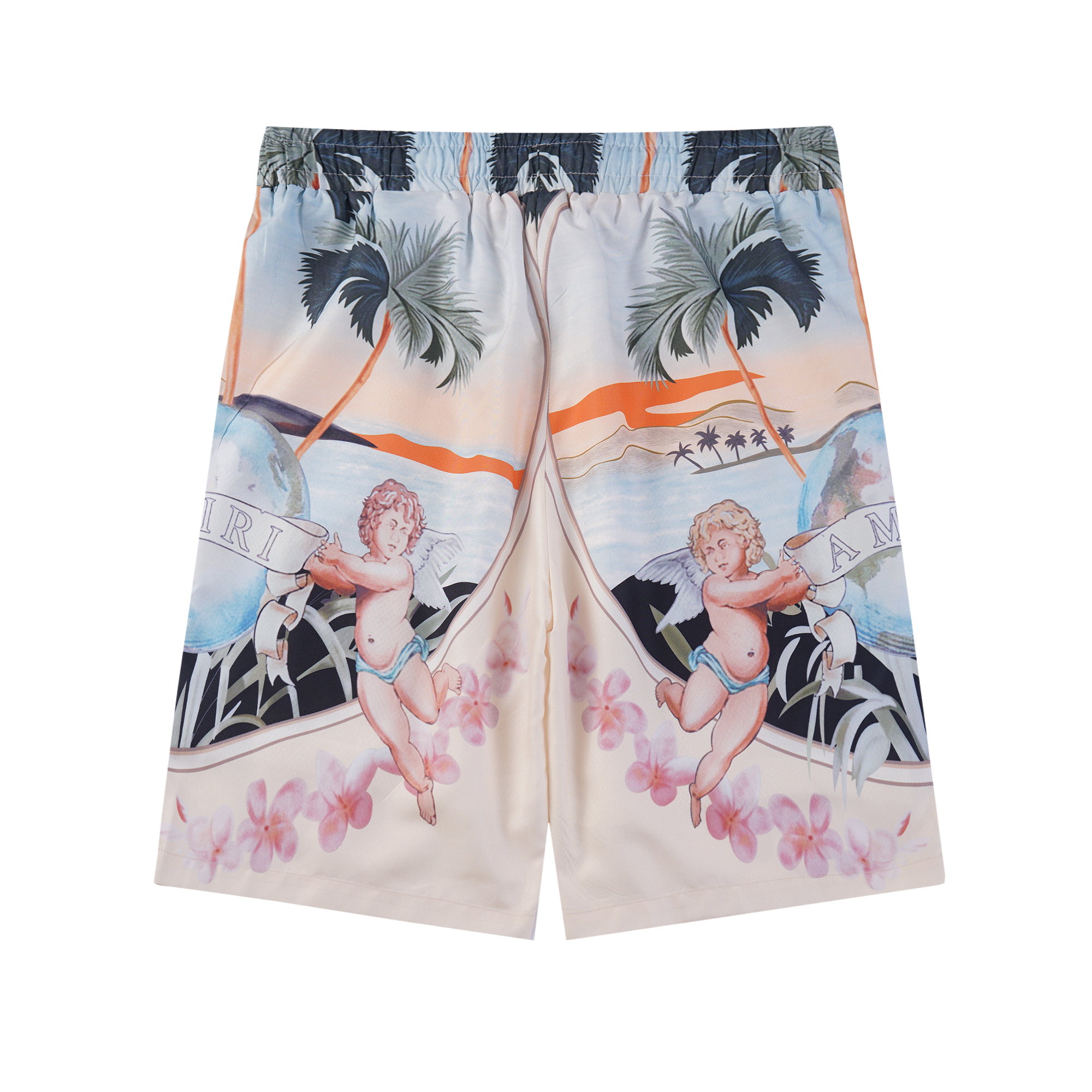 MING 9733 SHIRT MING 750 SHORTS 2024 AMIRI SHORT-SLEEVE SUIT SIZE: M L XL XXL XL - 图片 5
