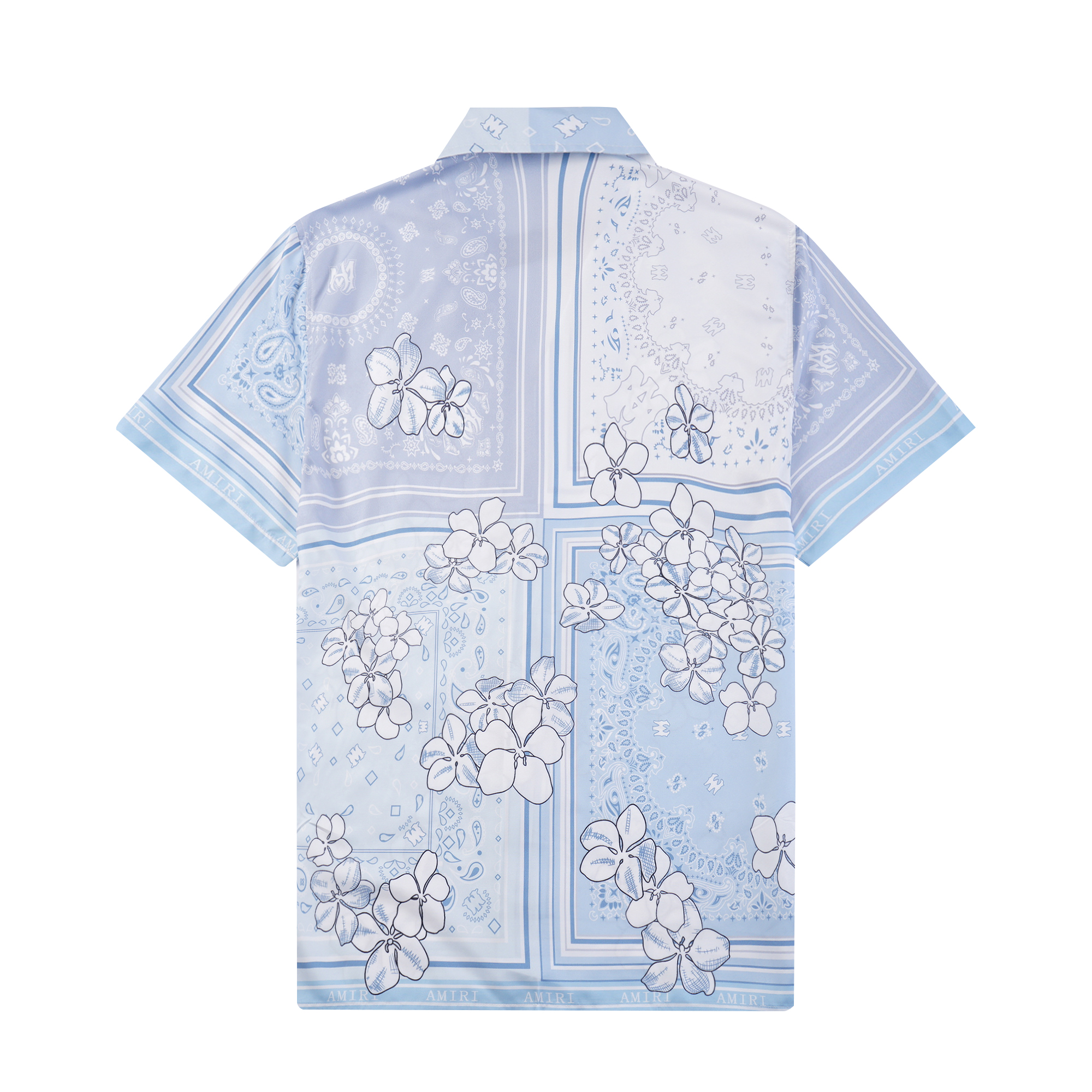 Amiri New Short Sleeve Shirt 2024 Collection: Black & Blue, Sizes M-XXL - 图片 5