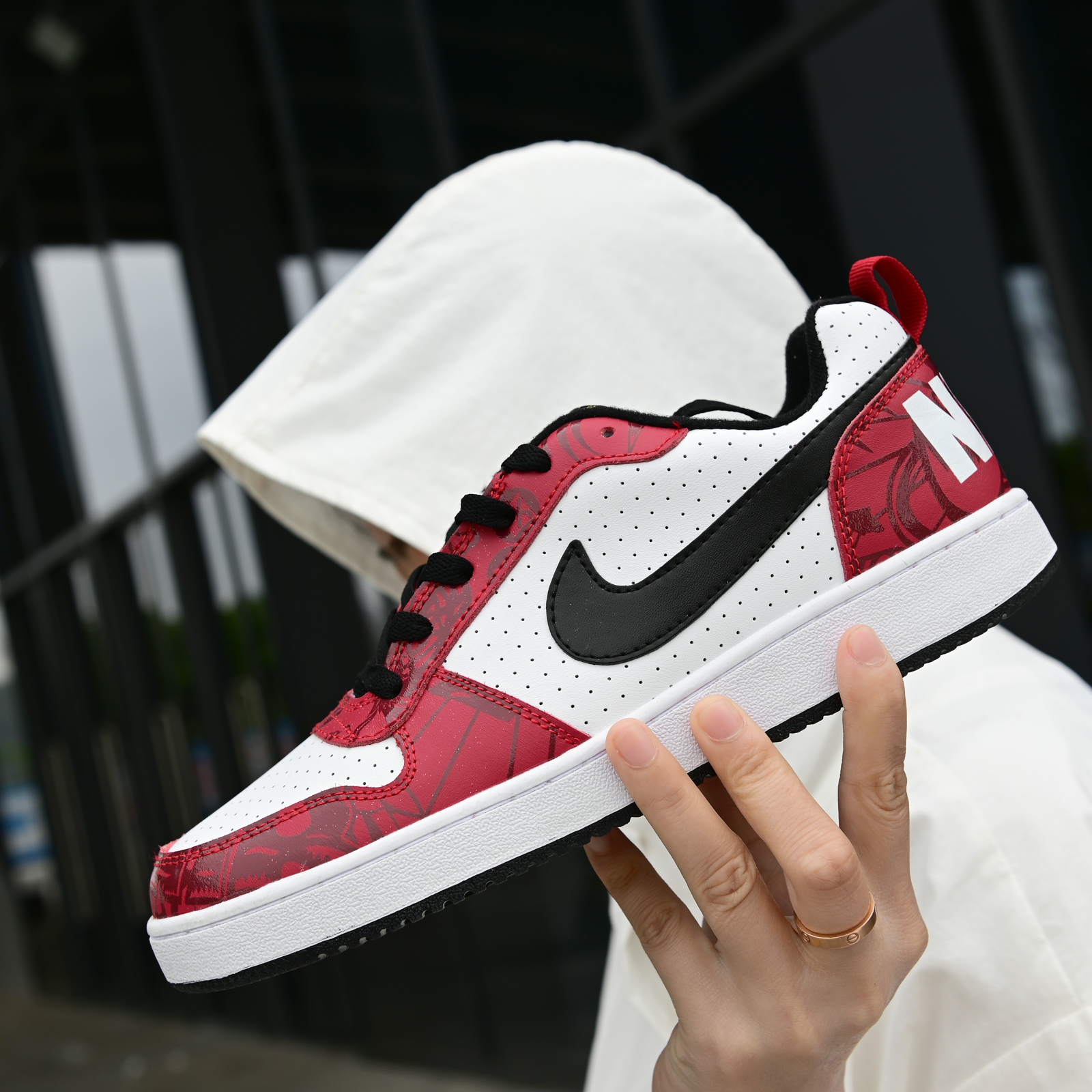 130 耐克/Nike Court Borougu Air Jordan 迪奥 Diro 联名款 1 乔1 乔丹一代 AJ1 情侣休闲可实战篮球鞋 CU2983