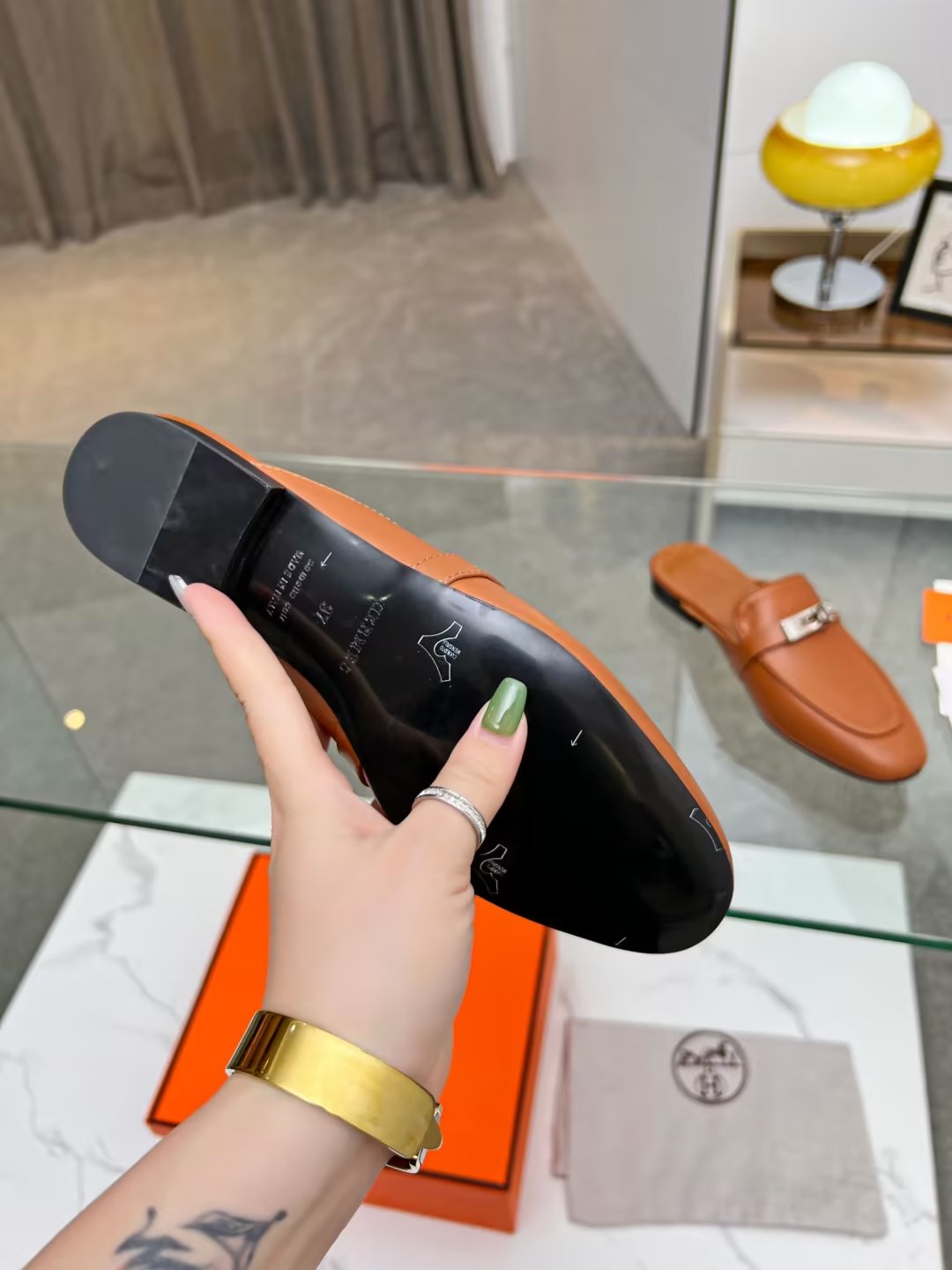 Suela de goma p200Suela de cuero más 40Hermes Hermes modelos clásicos genuino moldeado personalizado